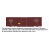 HIGHBALL F-348 ONTARIO NORTHLAND 40' BOXCAR - DEVELOPMENT SCHEME
