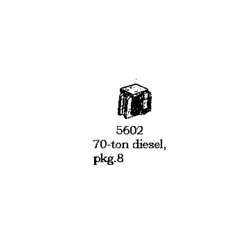 PSC 5602 - 70 TON DIESEL TRUCK JOURNAL BOXES