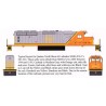 HIGHBALL L-194 QUEBEC NORTH SHORE & LABRADOR DIESEL LOCOMOTIVE - HO SCALE