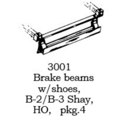 PSC 3001 - B-2/B-3 SHAY LOCOMOTIVE BRAKE BEAMS