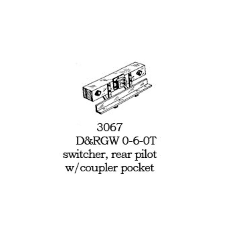 PSC 3067 - STEAM LOCOMOTIVE 0-6-0T REAR PILOT