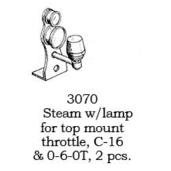 PSC 3070 - STEAM LOCOMOTIVE GAUGES WITH LAMP