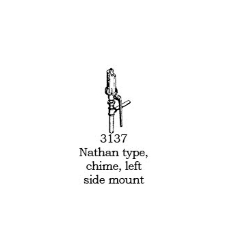 PSC 3137 - STEAM LOCOMOTIVE WHISTLE - NATHAN LEFT MOUNT