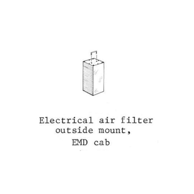 PSC 3957 - EMD ELECTRICAL AIR FILTER - OUTSIDE MOUNT