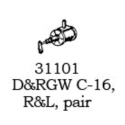 PSC 31101 - BRAKE CYLINDER - D&RGW C16