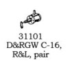 PSC 31101 - BRAKE CYLINDER - D&RGW C16