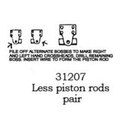 PSC 31207 - CROSSHEADS - LESS PISTON RODS
