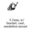 PSC 31416 - STEAM LOCOMOTIVE BELL - FRONT SMOKEBOX MOUNT