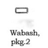 PSC 31714 - STEAM LOCOMOTIVE NUMBERPLATE - WABASH