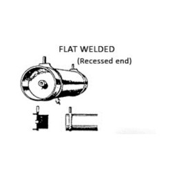 PSC 32093 - AIR TANK - WELDED FLAT RECESSED ENDS