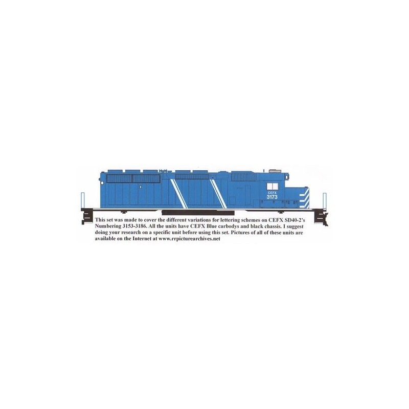 HIGHBALL L-214 CEFX LEASING DIESEL LOCOMOTIVE - HO SCALE