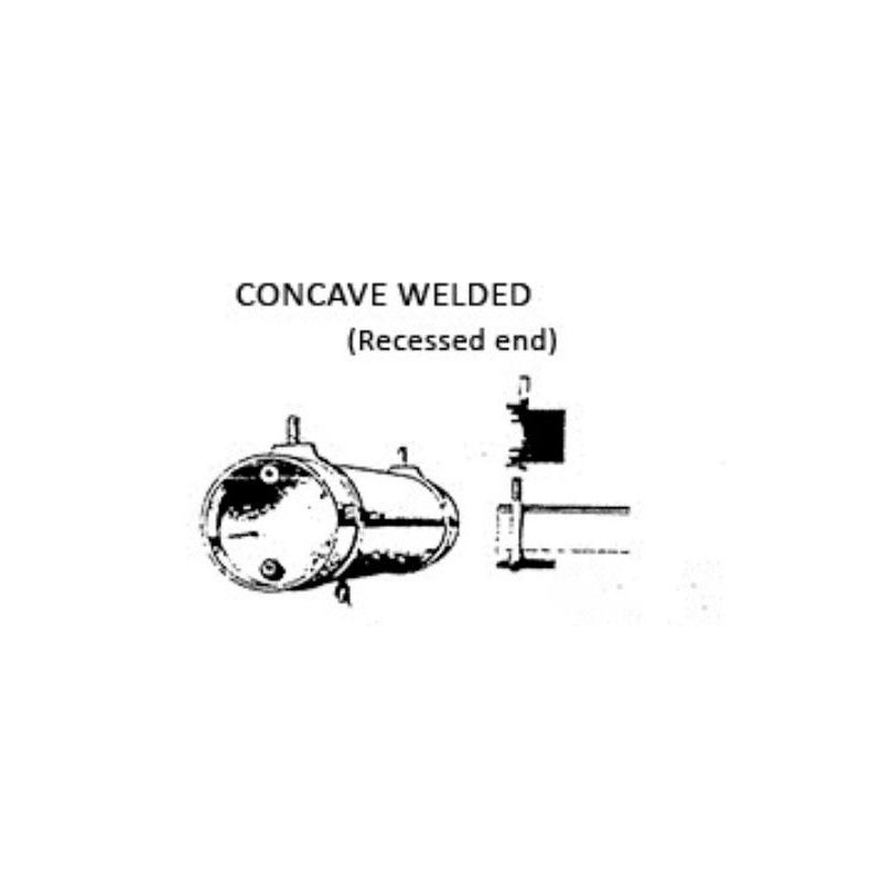 PSC 32096 - AIR TANK - WELDED CONCAVE RECESSED ENDS