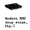 PSC 39021 - EMD DIESEL LOCOMOTIVE DROP STEP