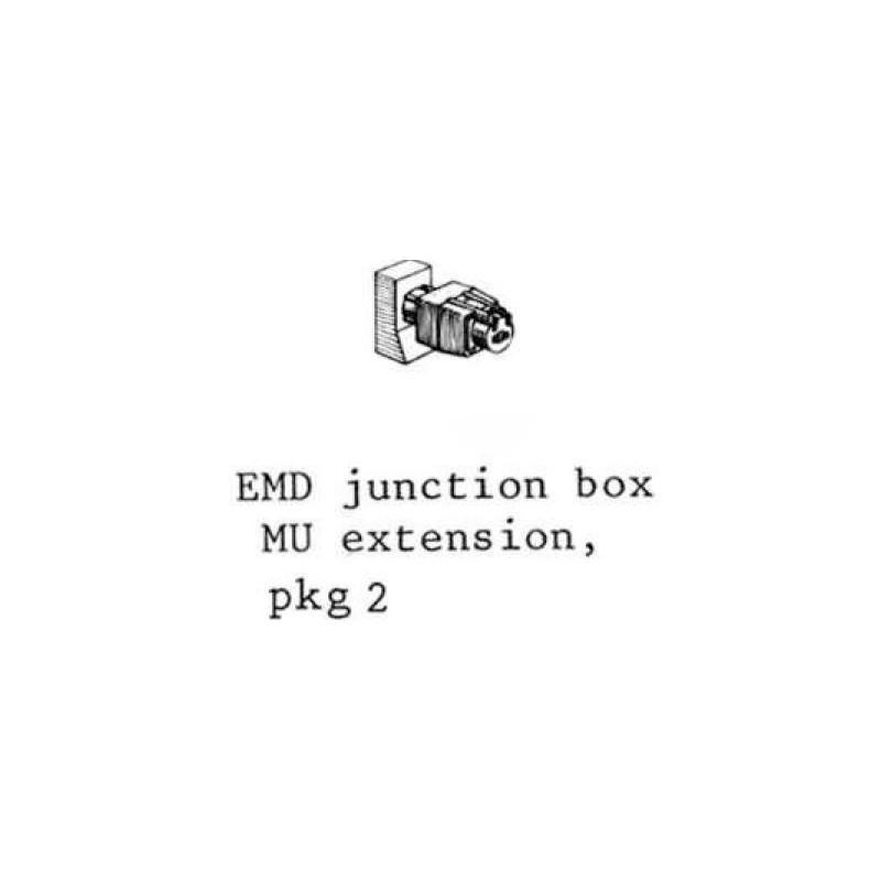PSC 39061 - DIESEL LOCOMOTIVE EMD JUNCTION BOX WITH MU CONNECTOR
