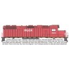 HIGHBALL L-215 HELM LEASING DIESEL LOCOMOTIVE - HO SCALE