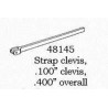 PSC 48145 - STRAP CLEVIS - .100" X .400"