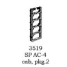 PSC 3519 - STEAM LOCOMOTIVE SP AC-4 CAB LADDER