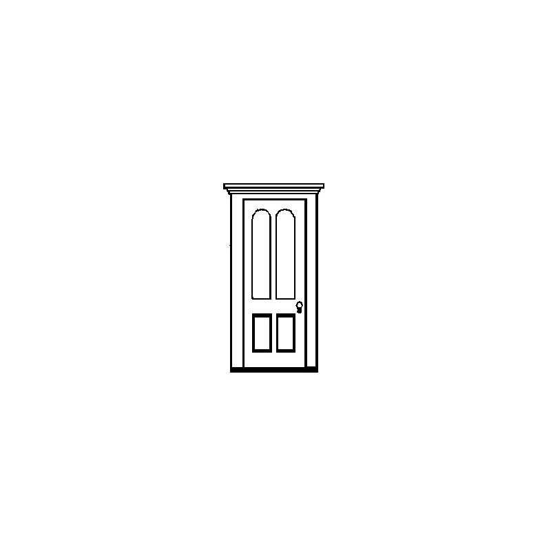 GRANDT LINE 5263 - RESIDENCE DOOR WITH ARCHED WINDOWS