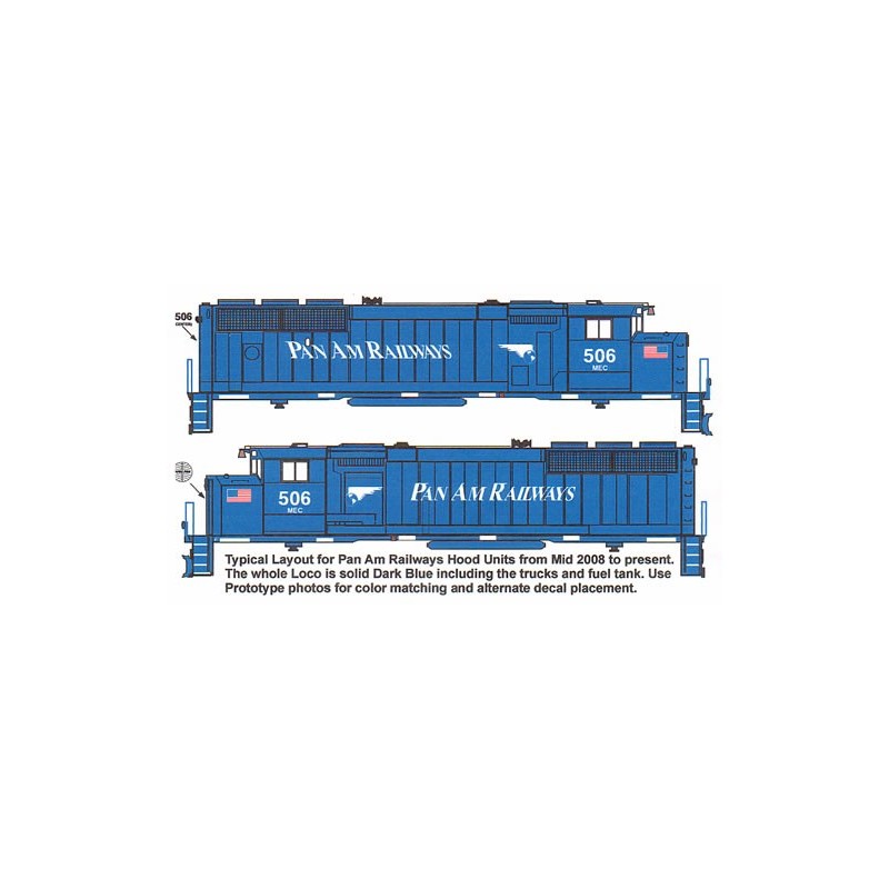 HIGHBALL L-227 PAN AM DIESEL LOCOMOTIVE - HO SCALE