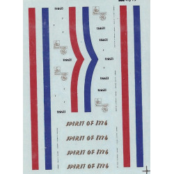 MICROSCALE DECAL MC-4019 - AMERICAN FREEDOM TRAIN ( 1940'S)