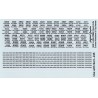HIGHBALL L-245A DAKOTA MINNESOTA & EASTERN DIESEL LOCOMOTIVE NAMES - HO SCALE