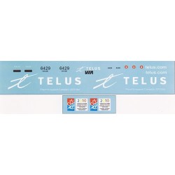 HIGHBALL L-247 VIA RAIL DIESEL LOCOMOTIVE - TELUS - HO SCALE