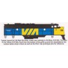 HIGHBALL L-249 VIA RAIL DIESEL LOCOMOTIVE - HO SCALE
