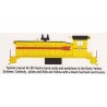 HIGHBALL L-253  BRITISH COLUMBIA HYDRO DIESEL LOCOMOTIVE - HO SCALE