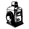 CAL-SCALE 190-305 - STEAM LOCOMOTIVE HEADLIGHT - LARGE BALDWIN OIL 1890's