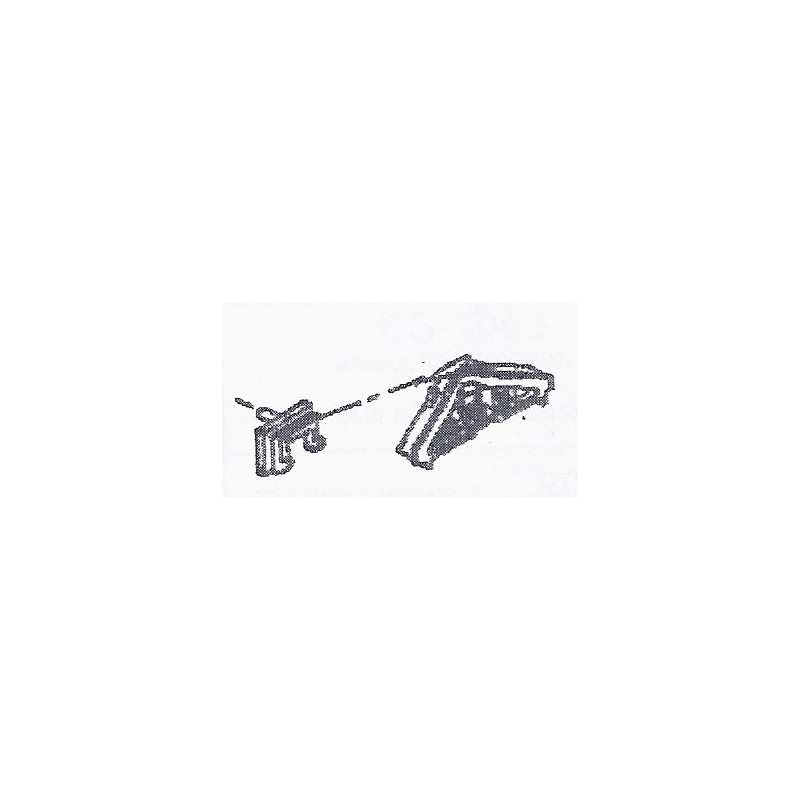 DETAILS WEST RF-293 - RE-RAIL FROG WITH BRACKETS