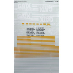 MICROSCALE DECAL 87-601 - GATX CAPITAL DIESEL LOCOMOTIVES