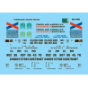 MICROSCALE DECAL MC-4365 - CHATTAHOOCHEE INDUSTRIAL RAILROAD 50' BOXCAR - HO SCALE