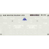 MICROSCALE DECAL MC-4108 - BLUE MOUNTAIN RAILROAD LOCOMOTIVES