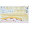 HERALD KING DECAL L-352 - ONTARIO NORTHLAND CABOOSE
