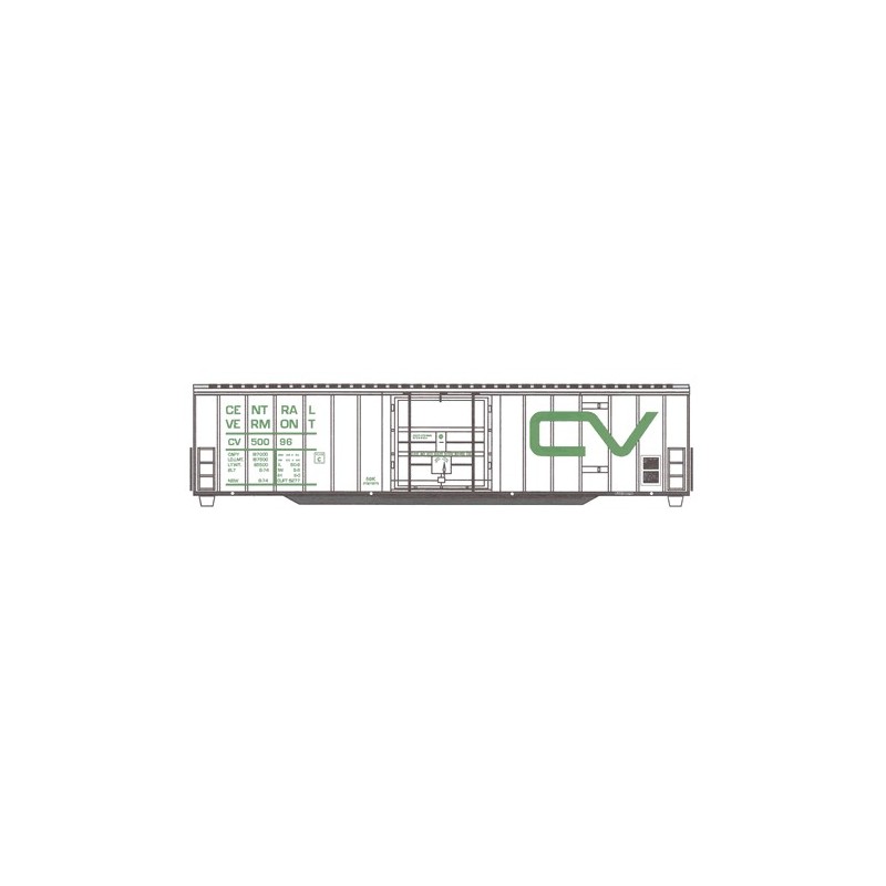 HIGHBALL F-187 CENTRAL VERMONT 50' BOXCARS - HO SCALE