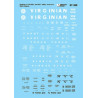 MICROSCALE DECAL 87-368 - ASSORTED 2 BAY HOPPERS - NYC - CCC&STL & VIRGINIAN