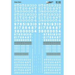 MICROSCALE DECAL 87-192 - MISSOURI PACIFIC STEAM LOCOMOTIVES