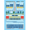MICROSCALE DECAL 87-1035 - BURLINGTON NORTHERN SANTA FE DIESEL LOCOMOTIVES