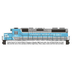 HIGHBALL L-293 CENTRAL MAINE & QUEBEC DIESEL HOOD UNITS