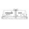 HIGHBALL F-213 CANADA STARCH TANK CAR - HO SCALE