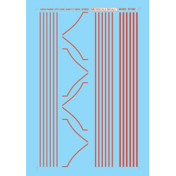 MICROSCALE DECAL 87-623 - UNION PACIFIC E UNIT STRIPING