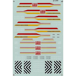 MICROSCALE DECAL 87-399 - FAMILY LINES F3 & SWITCHER DIESEL LOCOMOTIVES
