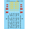 MICROSCALE DECAL 87-880 - LEHIGH VALLEY C420 & C628 DIESEL LOCOMOTIVES