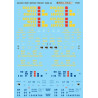 MICROSCALE DECAL 87-694 - GOLDEN WEST SERVICE FREIGHT CARS
