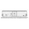HIGHBALL F-215 FINGER LAKES RAILWAY 50' BOXCAR - HO SCALE