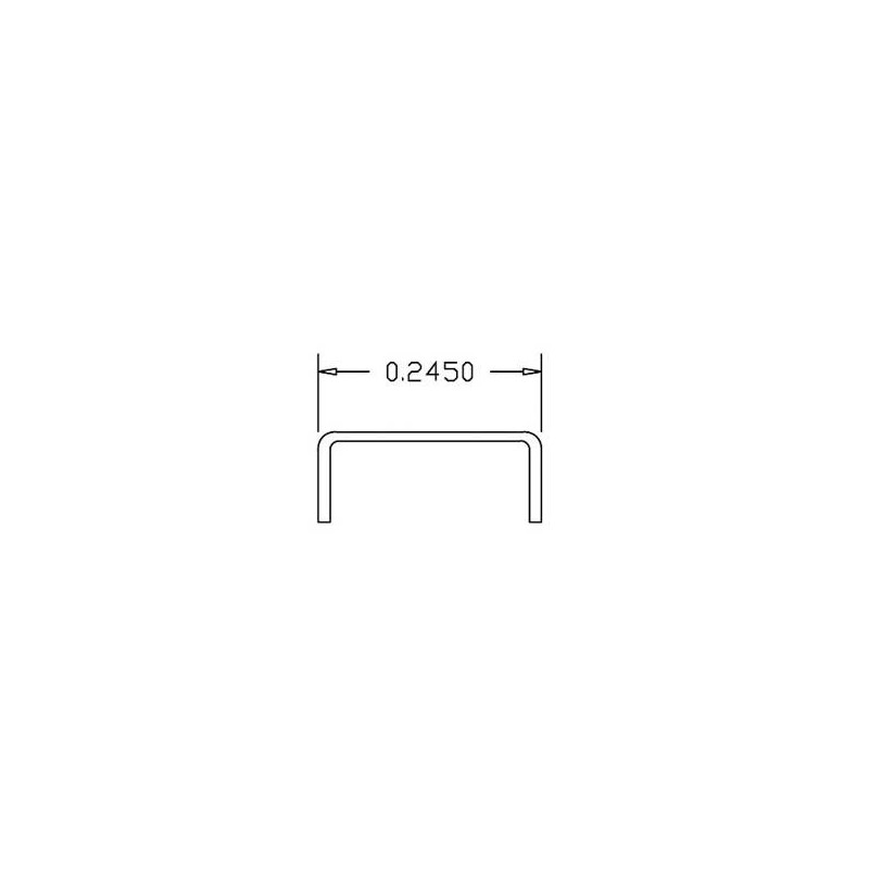 CAL-SCALE 190-508 - 21" STRAIGHT GRAB IRONS