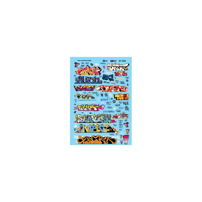 MICROSCALE DECAL 87-1523 - MODERN GRAFFITI