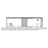 HIGHBALL F-218 MAINE CENTRAL 40' BOXCAR - HO SCALE