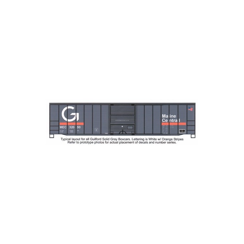 HIGHBALL F-221 GUILFORD MAINE CENTRAL 50' BOXCAR - HO SCALE