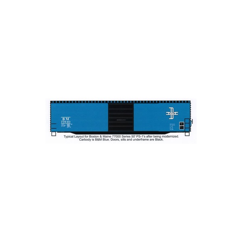 HIGHBALL F-226 BOSTON & MAINE 50' BOXCAR - HO SCALE
